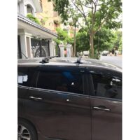 Giá nóc 2 thanh ngang kẹp cửa tạo độ thẩm mỹ, sang trọng cho xe