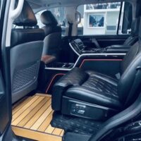 Sàn gỗ Lexus LX570 chỉ đen