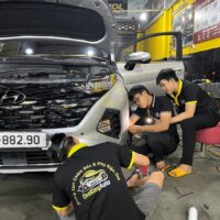 Bi gầm Hyundai Custin hiệu A9 Pro tại Oroking Auto