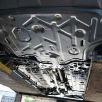 Tấm chắn bùn gầm xe Hyundai Palisade được làm từ chất liệu cao cấp - có độ bền bỉ theo thời gian