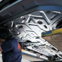 Tấm chắn gầm Hyundai Palisade được làm từ chất liệu cao cấp - có độ bền bỉ theo thời gian