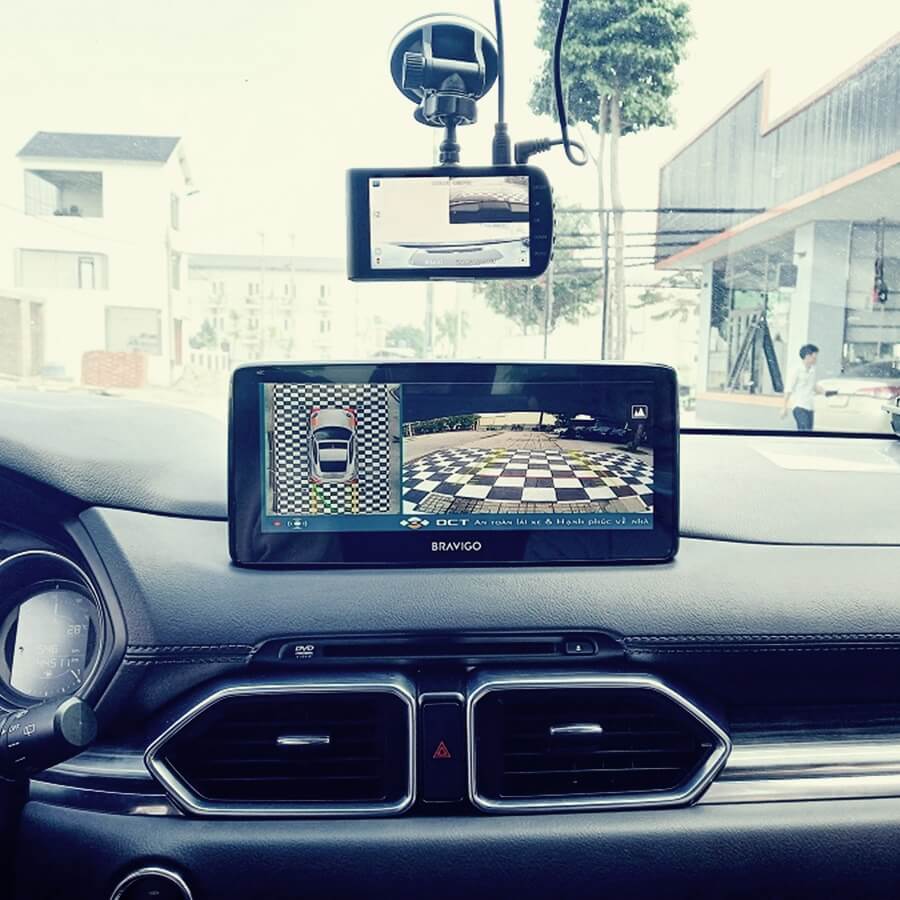 Camera 360 tích hợp camera hành trình