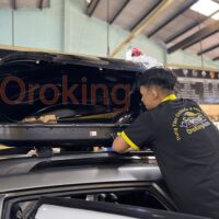 Cốp nóc phi thuyền Kia Carens 500l chất lượng chắc chắn