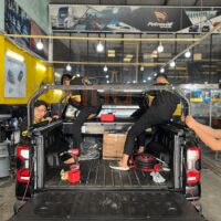 Lều dã ngoại gắn nóc xe Ford Ranger tạo không gian nghỉ ngơi thoải mái