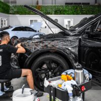Dán phim PPF đèn ô tô chống xước