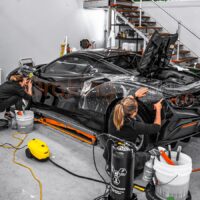 Dán PPF Ferrari Portofino chính hãng Teckwrap chống trầy xước hiệu quả