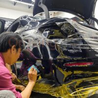Dán PPF Mercedes E180 chính hãng Teckwrap