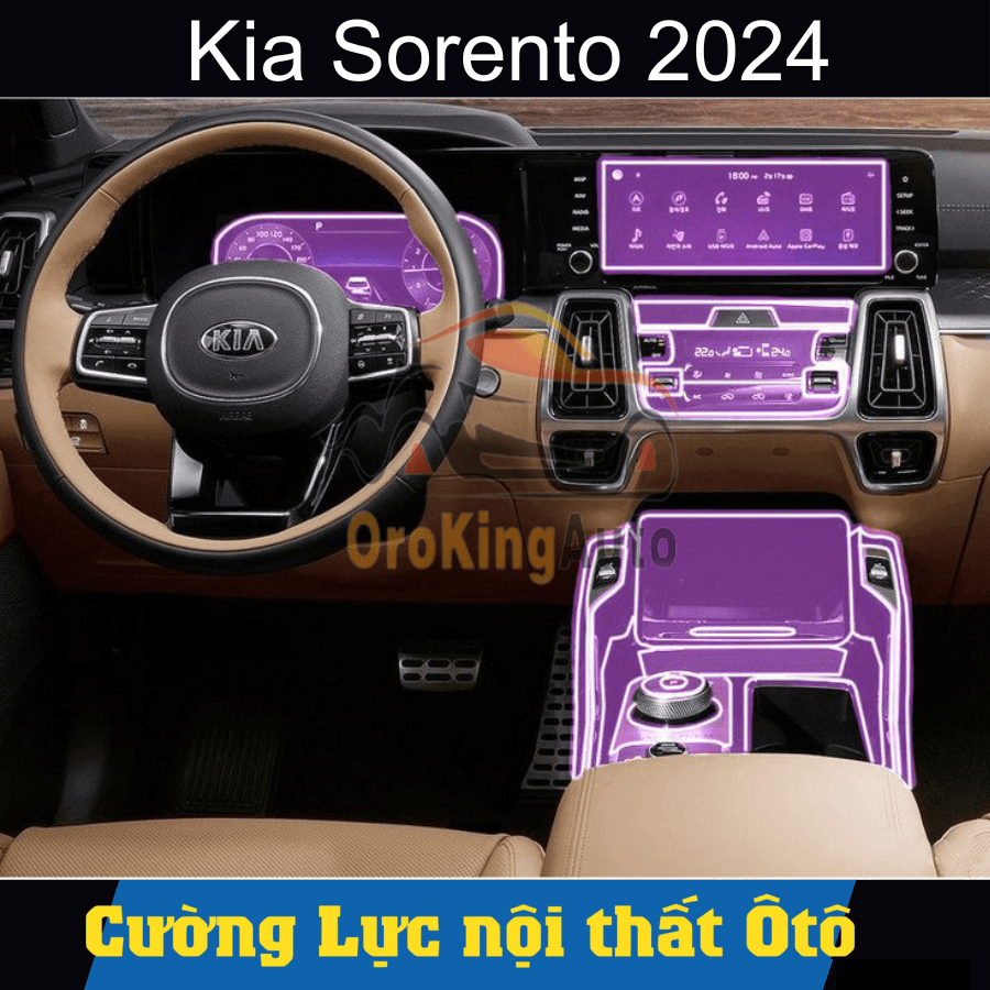 Dán PPF nội thất Kia Sorento 2025