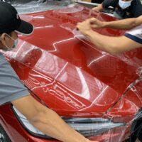 Hoàn thiện dán PPF chống xước siêu bóng ô tô