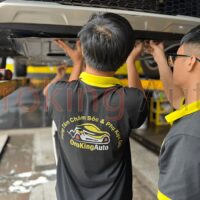 Lắp đặt tấm chắn gầm MG ZS tại OroKing Auto