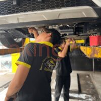 Lắp đặt tấm chắn gầm MG ZS tại OroKing Auto