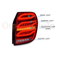 Độ đèn hậu Chevrolet Captiva 2007 - 2013 mẫu Mercedes nguyên cụm sở hữu chip LED có tuổi thọ lên đến 15.000h