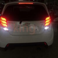 Độ đèn hậu Chevrolet Spark 2010 - 2018 mẫu Mercedes nguyên cụm sở hữu chip LED có tuổi thọ lên đến 15.000h