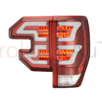 Hình ảnh sau khi thay độ đèn hậu Ford Ranger màu trong viền trắng nguyên cụm