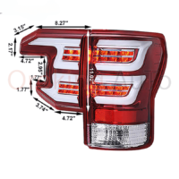 Độ đèn hậu Ford Ranger màu trong viền trắng nguyên cụm sở hữu chip LED có tuổi thọ lên đến 15.000h