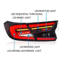 Đèn hậu Honda Accord 2019+ mẫu 2022 nguyên cụm tại OroKing Auto