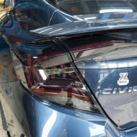 Đèn hậu Honda Civic 2017 - 2021 mẫu sao rơi nguyên cụm sở hữu thiết kế đẹp mắt - sang trọng cùng dãy màu nổi bật và sinh động.