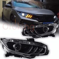 Cụm đèn pha Honda Civic 2017 - 2021 mẫu Mustang 01 nguyên cụm