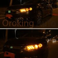 Đèn pha Honda Civic 2017 - 2021 mẫu Mustang 02 nguyên cụm sở hữu chip LED có tuổi thọ lên đến 15.000h