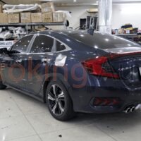Độ đèn hậu Honda Civic 2017 - 2021 mẫu xinhan chạy có thanh cốp nguyên cụm sở hữu chip LED có tuổi thọ lên đến 15.000h