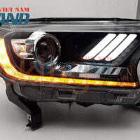 Đèn pha Ford Ranger 2015 - 2018 mẫu Mustang nguyên cụm sở hữu chip LED có tuổi thọ lên đến 15.000h
