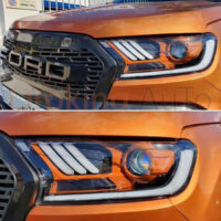 Đèn pha Ford Ranger 2015 - 2018 mẫu Mustang nguyên cụm được nhập khẩu trực tiếp - đảm bảo nguồn gốc