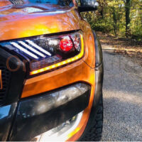 Cụm đèn pha Ford Ranger 2015 - 2018 mẫu Mustang nguyên cụm