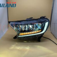 Đèn pha Ford Ranger 2016 - 2020 mẫu Bugatti nguyên cụm sở hữu chip LED có tuổi thọ lên đến 15.000h