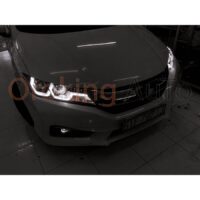 Đèn pha Honda City 2015 - 2016 mẫu BMW i8 nguyên cụm sở hữu chip LED có tuổi thọ lên đến 15.000h