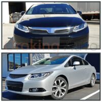 Đèn pha Honda Civic 2012 - 2014 mẫu JY nguyên cụm khắc phục hạn chế của thiết kế nguyên bản