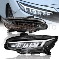 Cụm đèn pha Honda Civic 2017 - 2021 mẫu Welcome light nguyên cụm