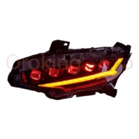 Đèn pha Honda Civic 2017+ mẫu mắt quỷ 5 bi nguyên cụm sở hữu chip LED có tuổi thọ lên đến 15.000h