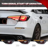 Đèn pha Honda Civic 2021 mẫu GR nguyên cụm sở hữu chip LED có tuổi thọ lên đến 15.000h