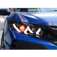 Đèn pha Honda Civic 2017 - 2021 mẫu Lamborghini nguyên cụm khắc phục hạn chế của thiết kế nguyên bản