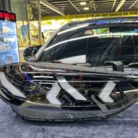 Độ đèn pha Hyundai Elantra 2016 - 2018 mẫu Lamborghini nguyên cụm tại OroKing Auto