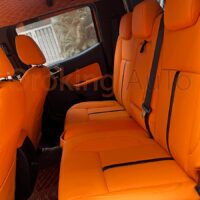 Chất liệu ghế da Ford Ranger Stormtrak 2024