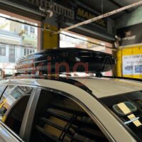 Cốp nóc xe Honda CRV 600l chứa đựng nhiều đồ đạc