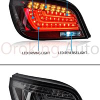 Đèn hậu BMW Series 5 2004 nguyên cụm sở hữu thiết kế đẹp mắt - sang trọng cùng dãy màu nổi bật và sinh động.