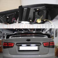 Độ đèn hậu Kia Forte 2010 mẫu Mercedes nguyên cụm sở hữu chip LED có tuổi thọ lên đến 15.000h