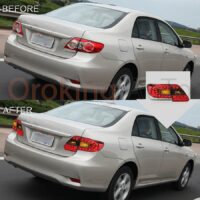 Đèn hậu Toyota Altis 2009 nguyên cụm sở hữu thiết kế đẹp mắt - sang trọng cùng dãy màu nổi bật và sinh động.