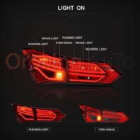 Đèn hậu Toyota Corolla 2012 - 2016 Mẫu Mercedes nguyên cụm tại OroKing Auto