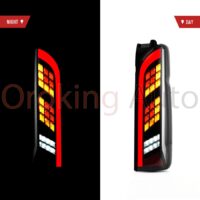 Đèn hậu Toyota Hiace 2005+ nguyên cụm sở hữu thiết kế đẹp mắt - sang trọng cùng dãy màu nổi bật và sinh động.