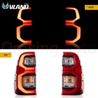 Đèn hậu Toyota Hilux 2015 - 2020 mẫu 2021 nguyên cụm sở hữu thiết kế đẹp mắt - sang trọng cùng dãy màu nổi bật và sinh động.