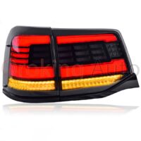 Đèn hậu Toyota Land Cruiser 2018+ nguyên cụm sở hữu thiết kế đẹp mắt - sang trọng cùng dãy màu nổi bật và sinh động.