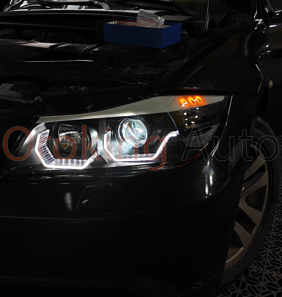 Ánh sáng led của đèn pha BMW E90 2009 - 2012 mẫu 02 nguyên cụm với hiệu suất mạnh mẽ