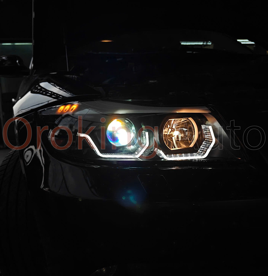 Đèn pha BMW E90 2009 - 2012 mẫu 02 nguyên cụm khắc phục hạn chế của thiết kế nguyên bản