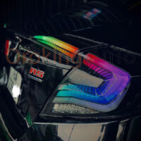 Độ đèn pha Honda Civic 2017 - 2021 mẫu sao rơi 7 màu nguyên cụm tại OroKing Auto