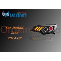 Độ đèn pha Honda Jazz 2014+ mẫu Mustang nguyên cụm tại OroKing Auto
