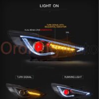 Đèn pha Huyndai Sonata 2010 - 2015 mẫu 2 nguyên cụm sẽ làm thay đổi kết cấu nguyên bản của ô tô