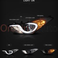 Đèn pha Hyundai Elantra 2010 - 2014 mẫu 1 nguyên cụm được nhập khẩu trực tiếp - đảm bảo nguồn gốc